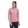Adidas Entrada 22 Women's Training 1/4 Zip Top - Semi Pink Glow