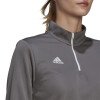Adidas Entrada 22 Women's Training 1/4 Zip Top - Team Grey Four