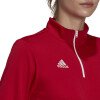 Adidas Entrada 22 Women's Training 1/4 Zip Top - Team Power Red