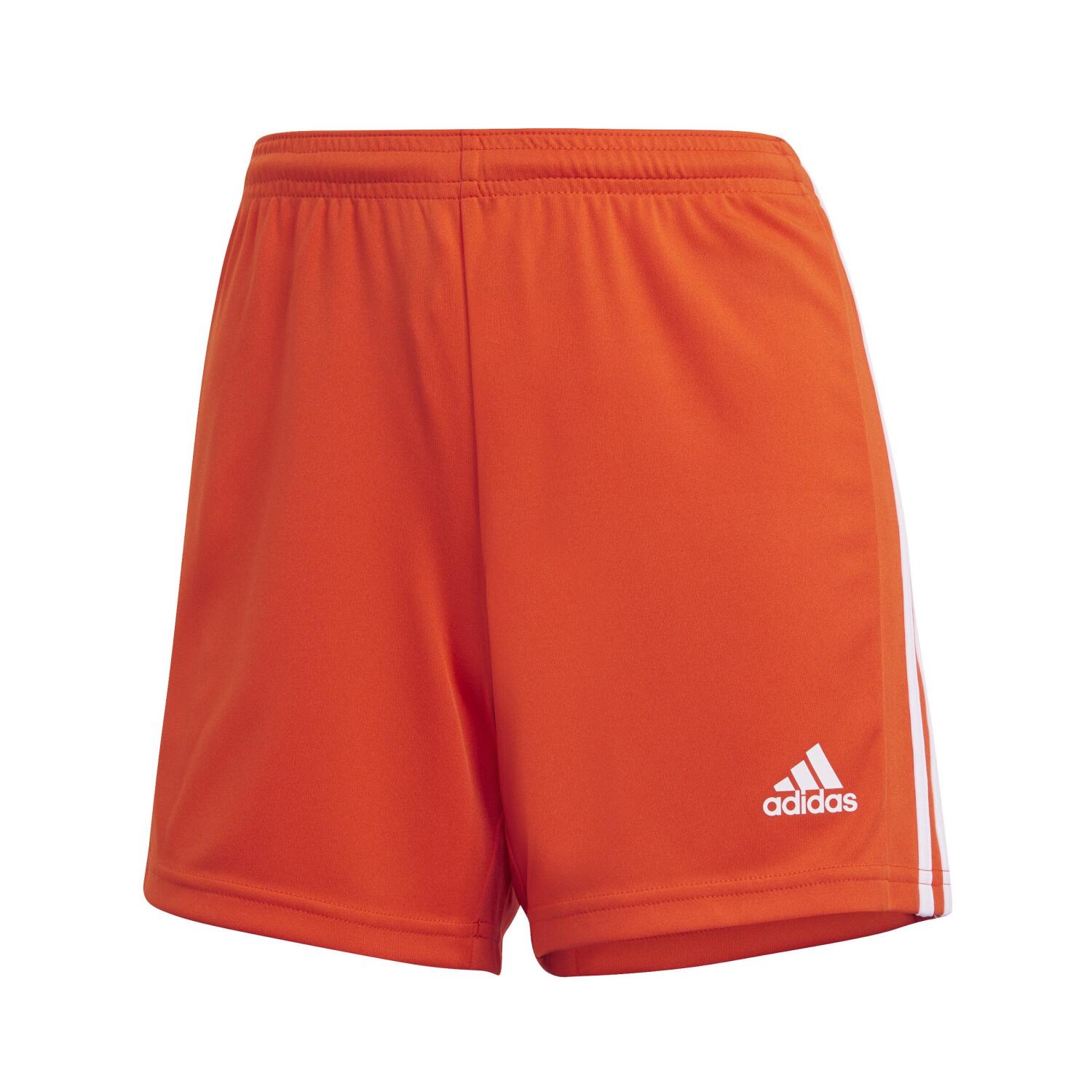 Orange adidas store soccer shorts