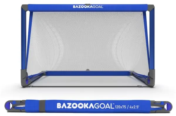 Bazooka Goal 4' x 2.5' x 2.5' (Aluminium) - Royal / White