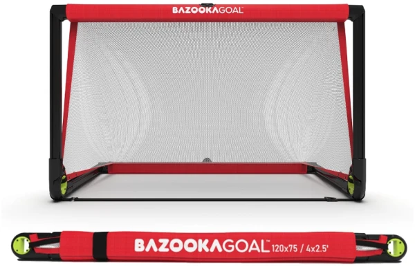 Bazooka Goal - 4' (120cm) x 2.5' (75cm) x 2.5' (75cm) - Red / White