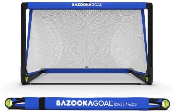 Bazooka Goal - 4' (120cm) x 2.5' (75cm) x 2.5' (75cm) - Royal / White