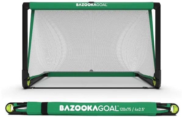 Bazooka Goal - 4' (120cm) x 2.5' (75cm) x 2.5' (75cm) - Green / White