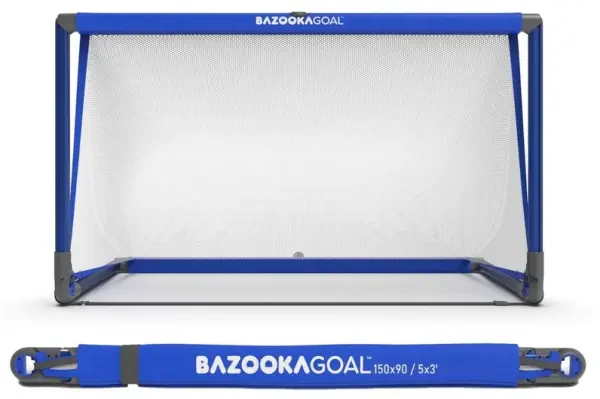 Bazooka Goal 5' x 3 x 3' (Aluminium) - Royal / White