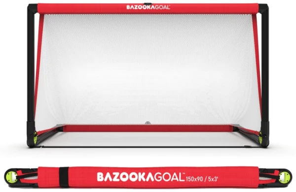 Bazooka Goal - 5' (150cm) x 3' (90cm) x 3' (90cm) - Red / White