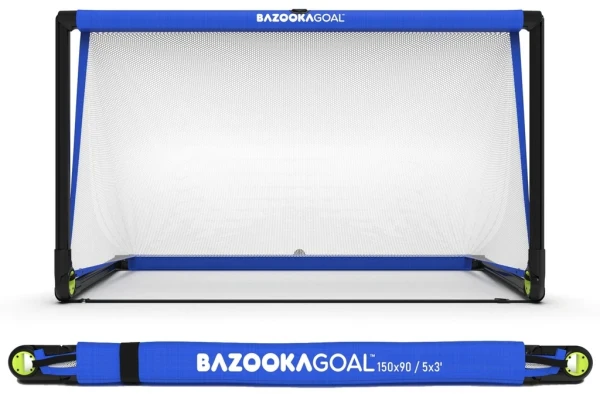 Bazooka Goal - 5' (150cm) x 3' (90cm) x 3' (90cm) - Royal / White