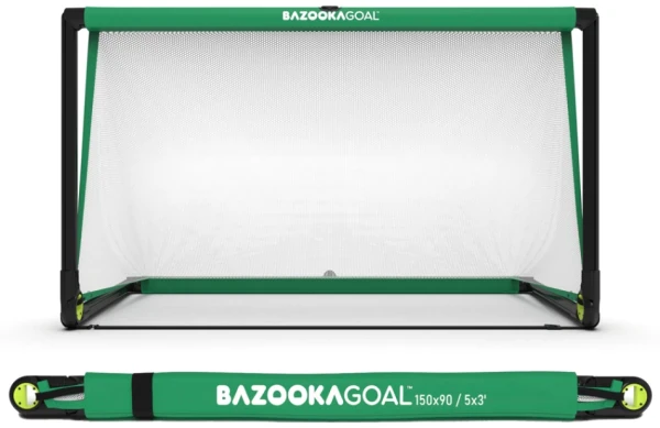 Bazooka Goal - 5' (150cm) x 3' (90cm) x 3' (90cm) - Green / White