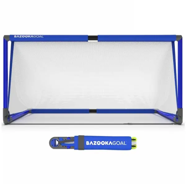 Bazooka Goal 6' x 3 x 3' (Aluminium) - Royal / White