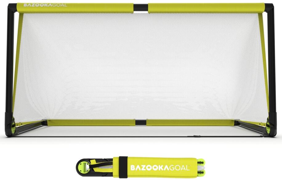 Bazooka Goal - 6' x 3' x 3' (PVC) - Yellow / White - Total Football Direct