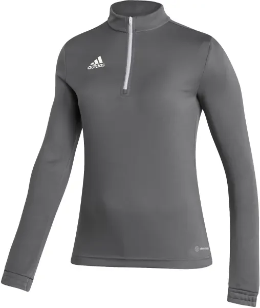 Adidas Entrada 22 Women's Training 1/4 Zip Top - Team Grey Four