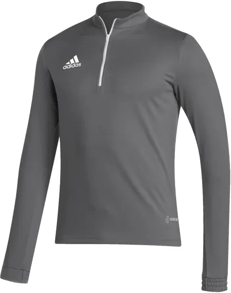 Adidas Entrada 22 1/4 Zip Track Top - Team Grey Four