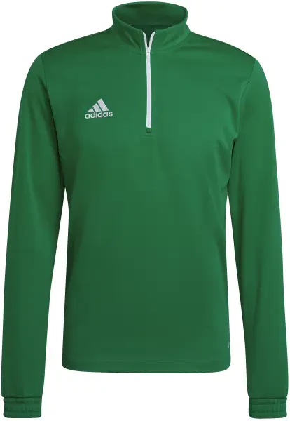 Adidas Entrada 22 1/4 Zip Track Top - Team Green / White