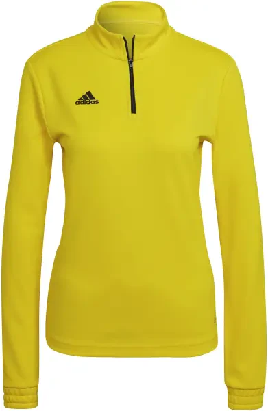 Adidas Entrada 22 Women's Training 1/4 Zip Top - Team Yellow