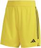 Adidas Tiro 23 League Women's Shorts - Team Yellow / Black