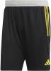 Adidas Tiro 23 Competition Training Shorts - Black / Team Light Grey / Impact Yellow