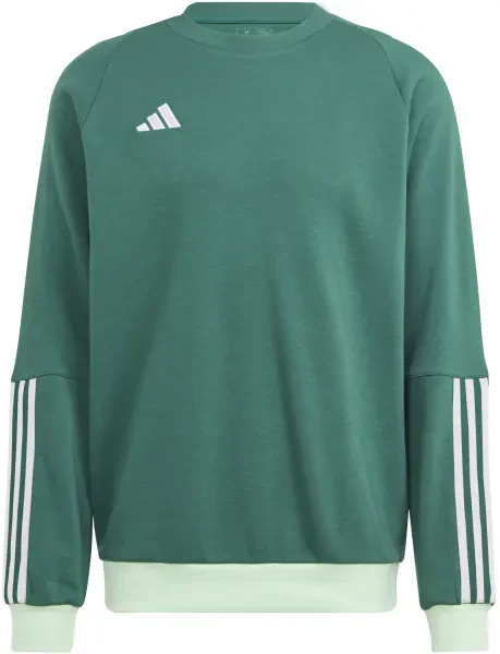 Adidas Tiro 23 Competition Cotton Crew Top - Team Dark Green