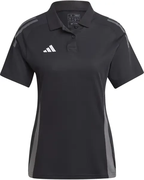 Adidas Tiro 24 Competition Women's Polo Shirt - Black / Dark Grey