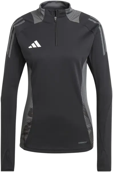 Adidas Tiro 24 Competition Women's 1/4 Zip Training Top - Black / Team Dark Grey