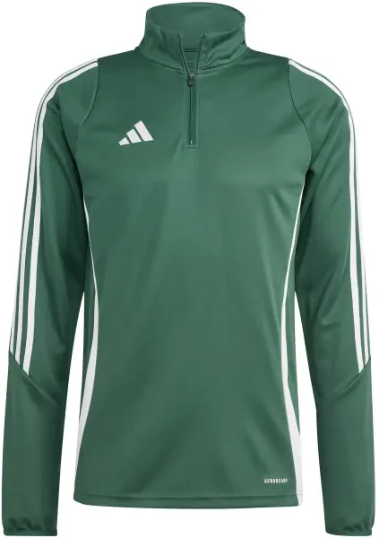 Adidas Tiro 24 1/4 Zip Training Top - Team Dark Green / White