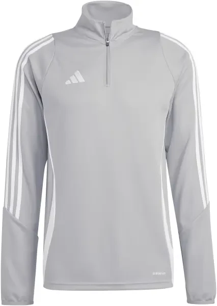 Adidas Tiro 24 1/4 Zip Training Top - Team Mid Grey / White