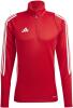 Adidas Tiro 24 1/4 Zip Training Top - Team Power Red / White