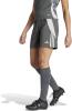 Adidas Womens Tiro Shorts - Team Mid Grey / White