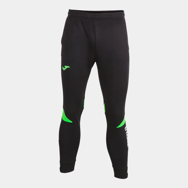 Joma Championship VI Long Pants - Black / Fluor Green