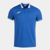 Joma Championship VI Polo Shirt- Royal / White