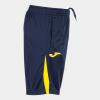 Joma Championship VII Bermuda Shorts - Navy / Yellow