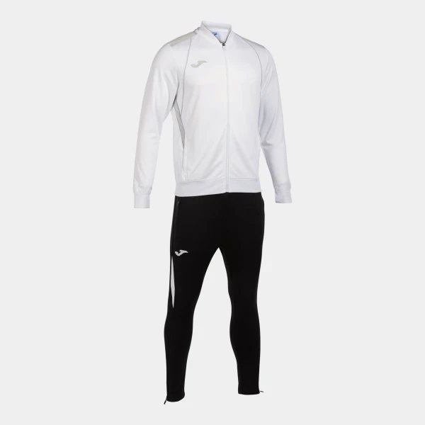 Joma Championship VII Tracksuit - White / Grey / Black