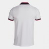 Joma Confort II Polo Shirt S/S - White / Dark Navy / Red