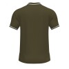 Joma Confort II S/S Polo Shirt- Olive / White