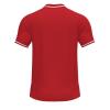 Joma Confort II S/S Polo Shirt- Red / White