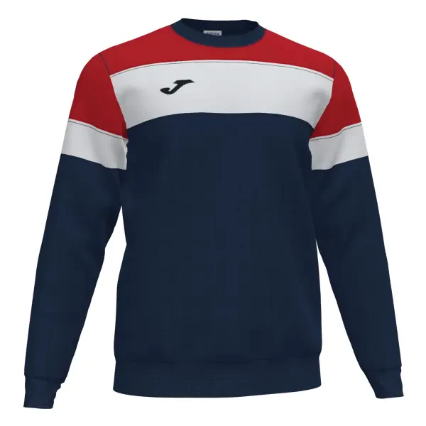 Joma Crew IV Sweatshirt - Dark Navy/ Red - XS (End of Line)