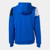 Joma Crew V Full Zip Women's Hoodie - Royal / Navy / White