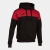 Joma Crew V Hoodie - Black / Red