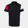 Joma Crew V Polo Shirt- Black / Red / White