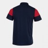 Joma Crew V Polo Shirt - Navy / Red