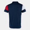 Joma Crew V Polo Shirt - Navy / Red / White