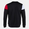 Joma Crew V Sweatshirt - Black / Red / White