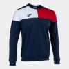 Joma Crew V Sweatshirt - Navy / Red / White