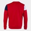 Joma Crew V Sweatshirt - Red / Navy / White