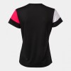 Joma Crew V Womens Shirt - Black / Pink / White