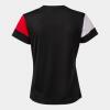 Joma Crew V Womens Shirt - Black / Red / White