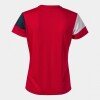 Joma Crew V Womens Shirt - Red / Navy / White