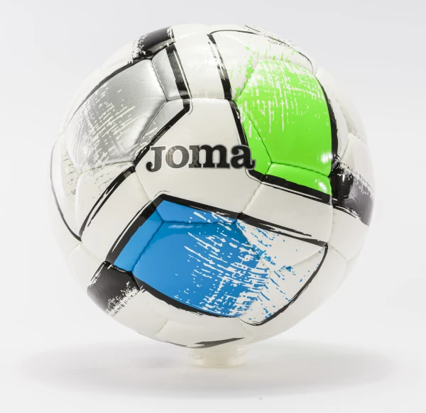 Joma Dali II Training Football - White/Blue/Green