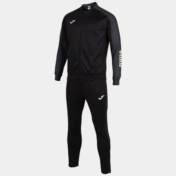 Joma Eco Championship Full Tracksuit - Black / Anthracite