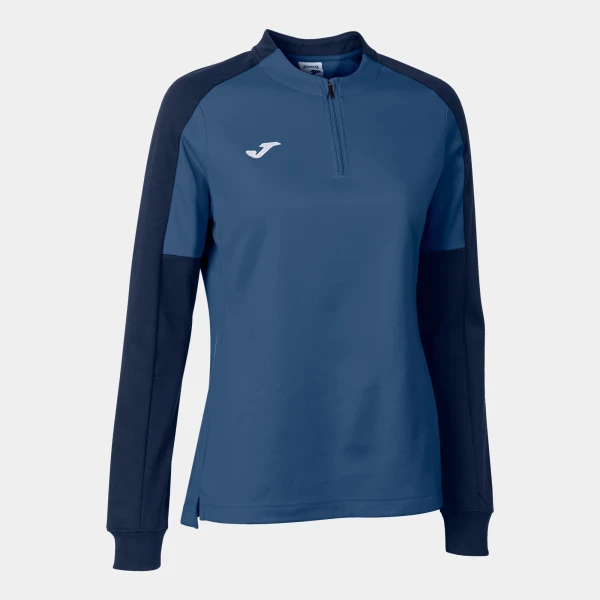 Joma Eco Championship Women's 1/4 Zip Sweatshirt - Blue / Navy