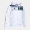 Joma Eco-Supernova Zip-Up Hoodie - White / Navy